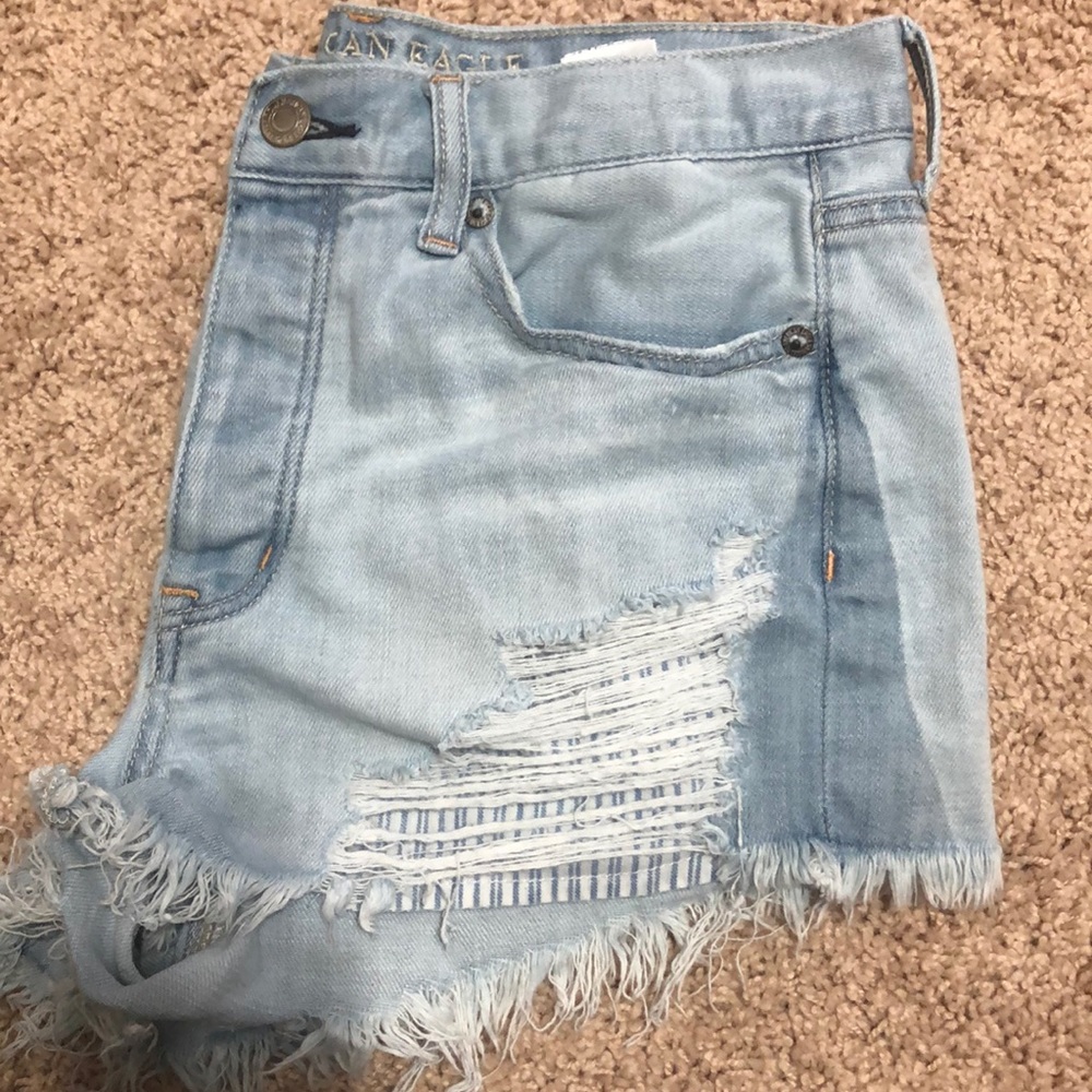 American Eagle size 6 high rise shorts